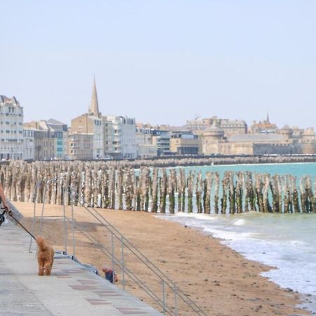 Lostra 2 - Appartement Avec Mezzanine, Front De Mer A Cancale Sur Le Port De La Houle 외부 사진